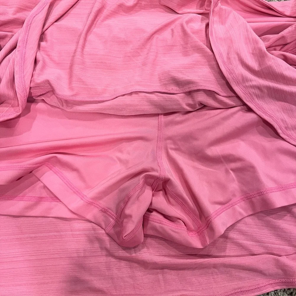 Ideology Flounce Tiered Skort in Morning Glory